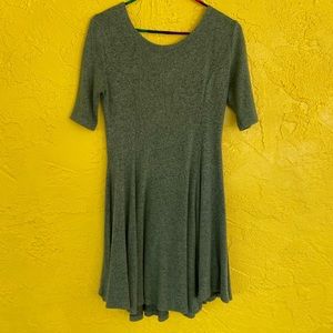 Green flowy dress